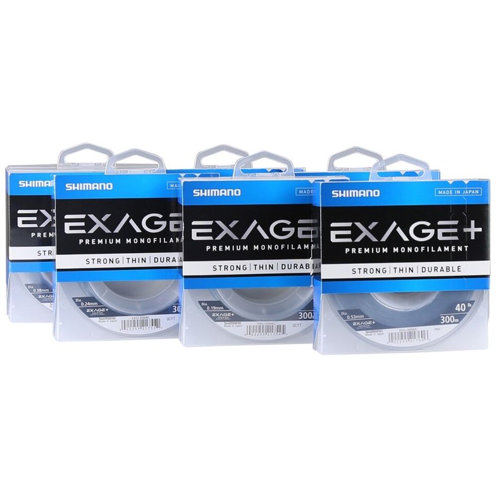 Shimano EXAGE+ MONO 300m CLEAR Fishing Line