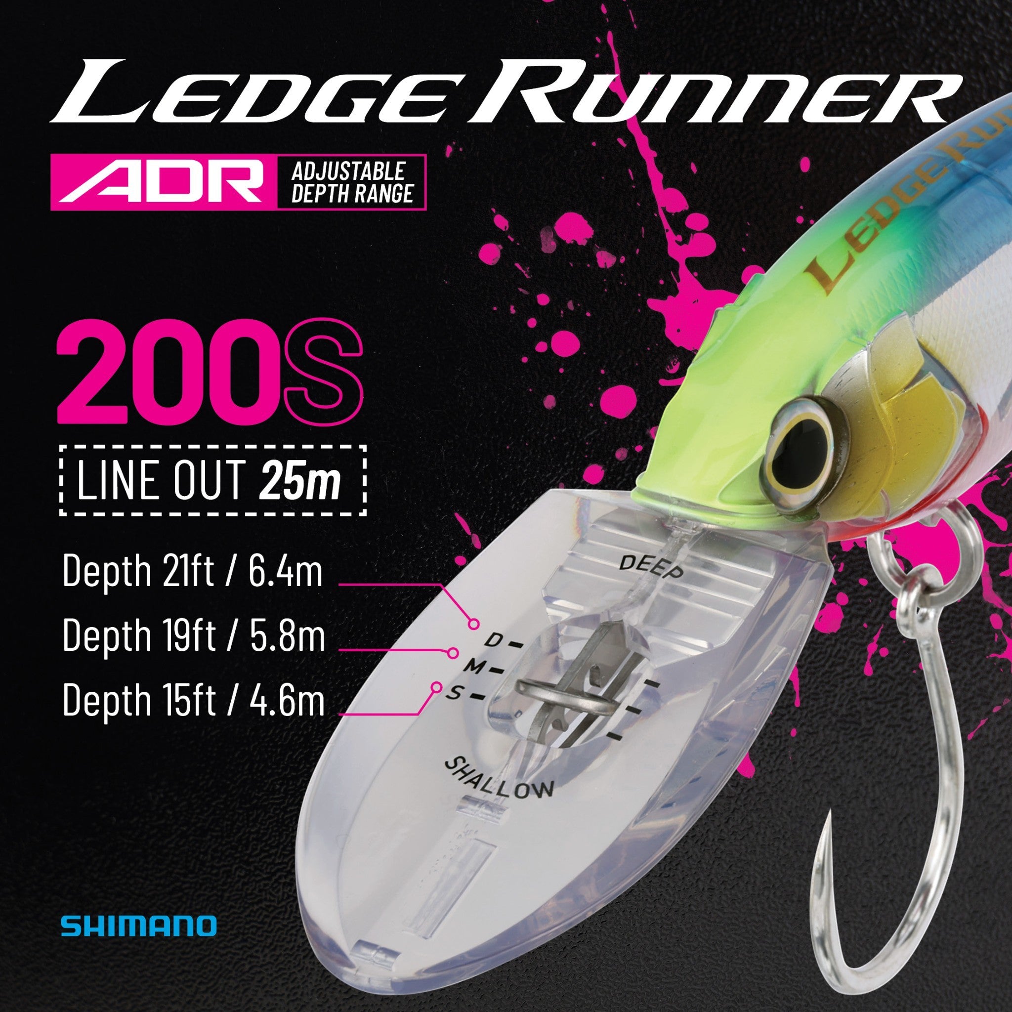 Shimano Ledge Runner 200S Hardbody Lure