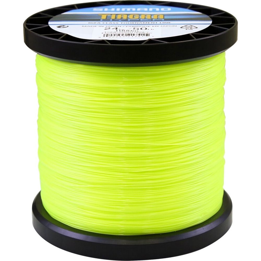 Shimano TIAGRA HYPER FLUORESCENT YELLOW IGFA 1000m Fishing Line