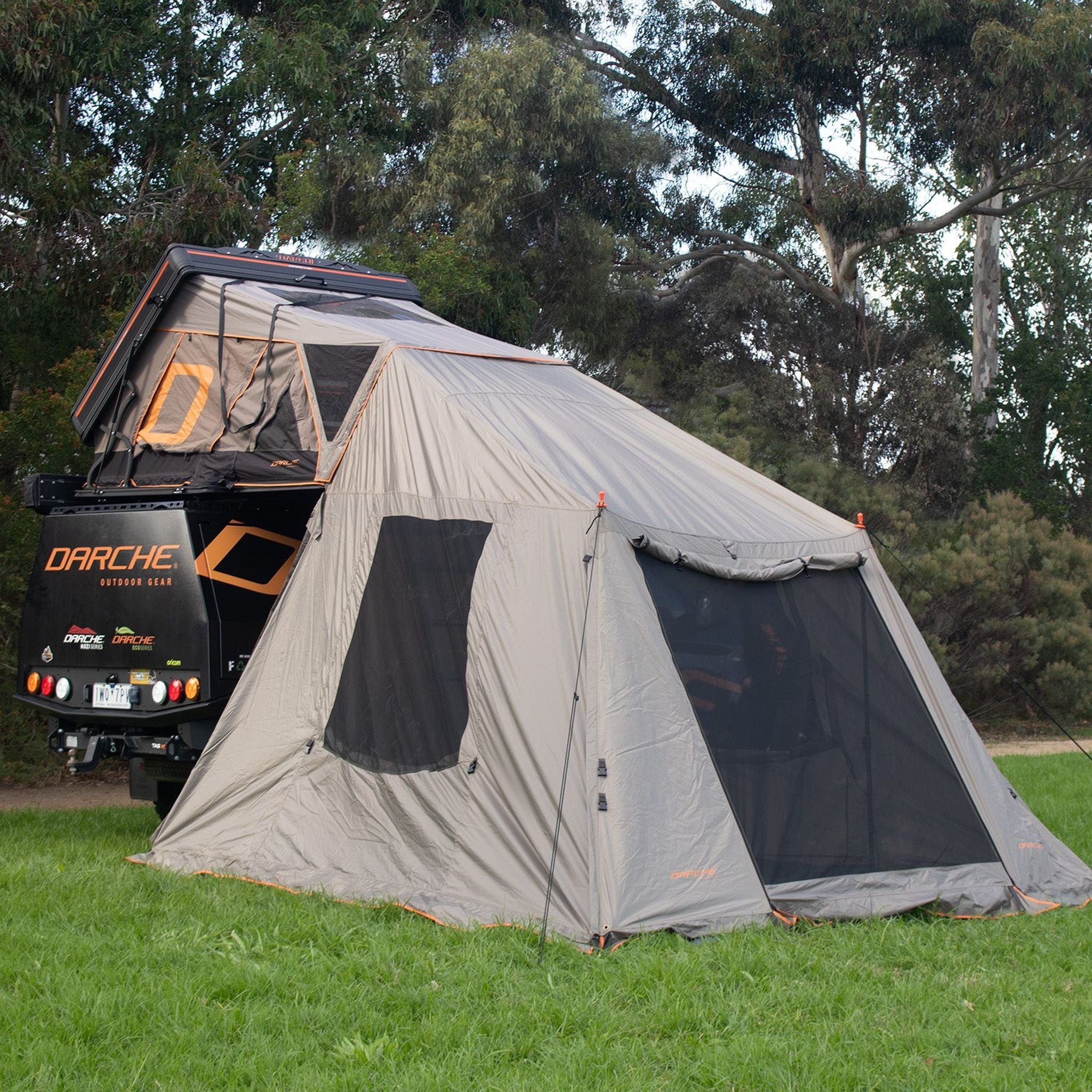 darche tents australia Darche Double Dee Roof Top Tent Annex – Compleat Angler Australia