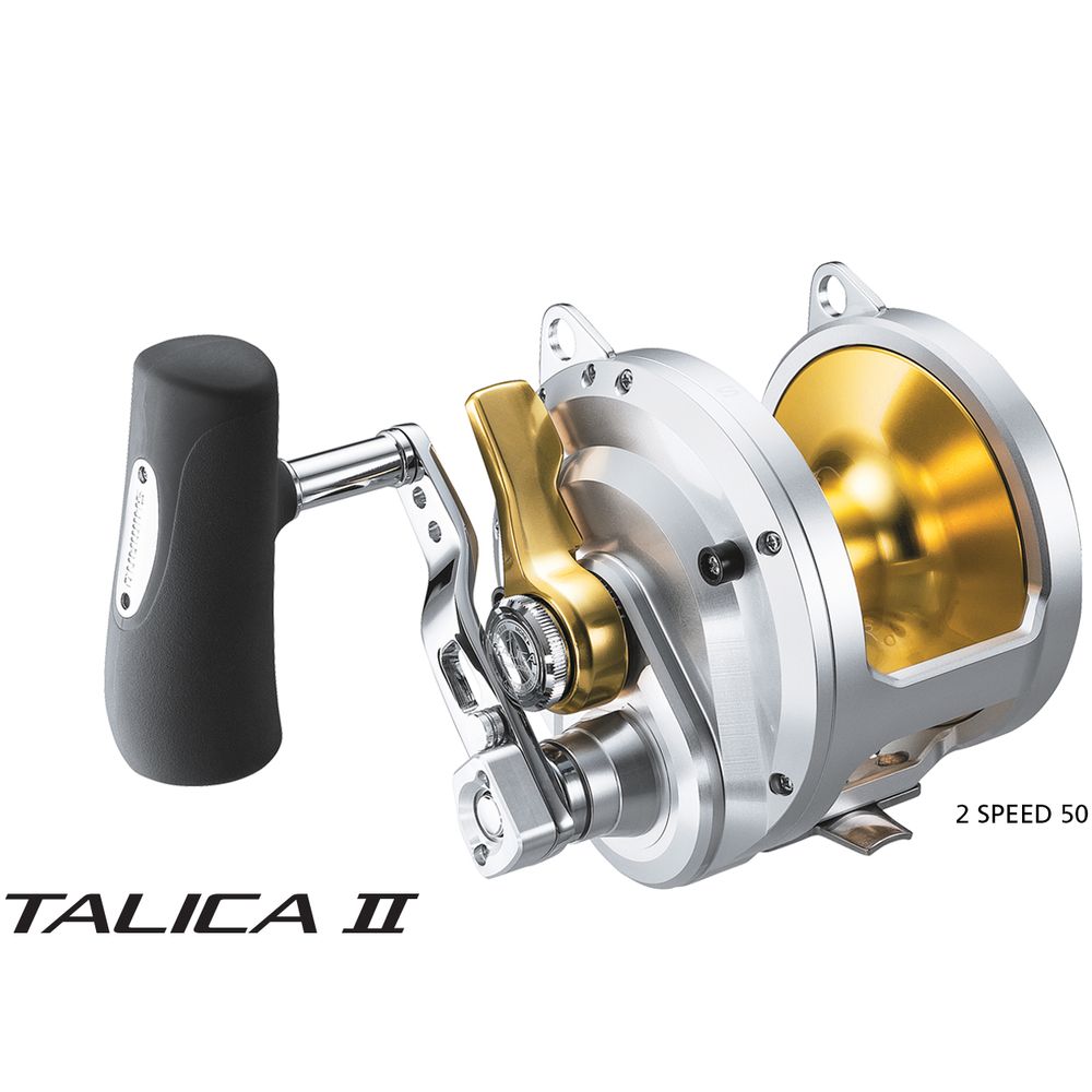 Shimano TALICA 20 2 SPEED MONO/BRAID CAM Overhead Reel