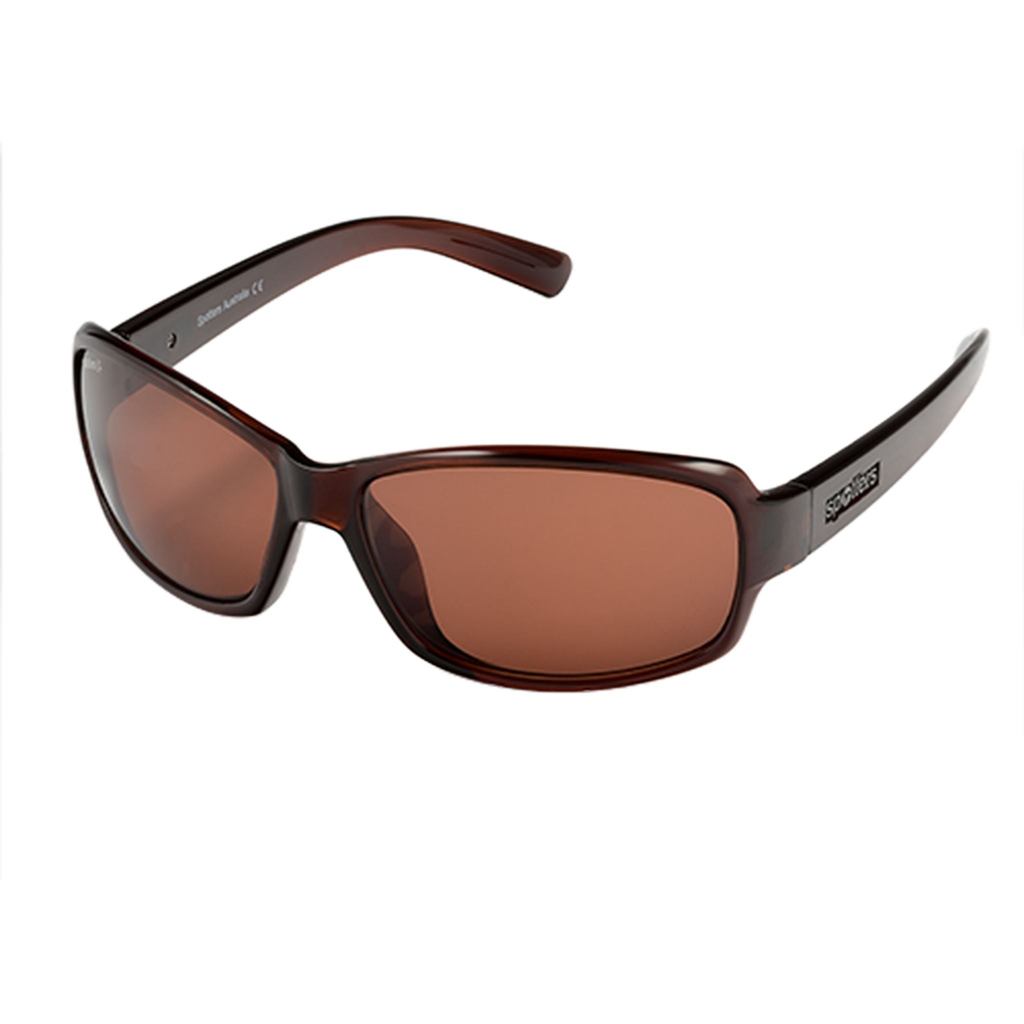 Spotters Polarised Eyewear Whiskey+ Gloss Brown Halide Sunglasses