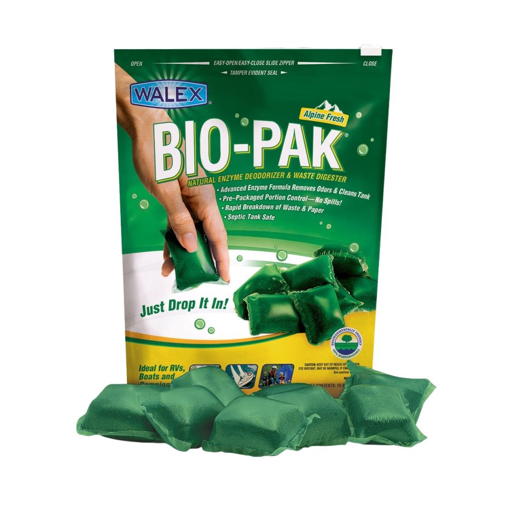Supex Porta Pak Alpine Fresh Scent Toilet Chemical Sachet 15 Pack